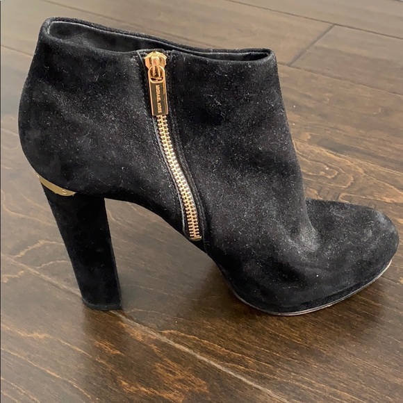 Michael Kors Block Heel Booties - Picture 2 of 3